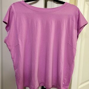 Loft Wedge Tee Size Medium Lilac